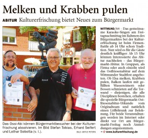 Artikel: Anzeiger für Harlingerland – Ostfriesisches Tageblatt