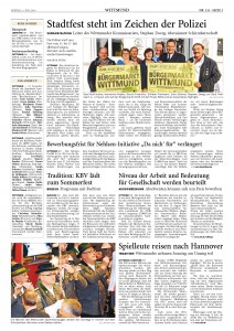 Artikel: Anzeiger für Harlingerland – Ostfriesisches Tageblatt